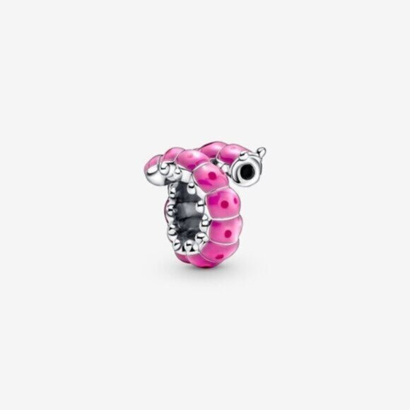 Cute Curled Caterpillar Charm - Picture 1 of 5